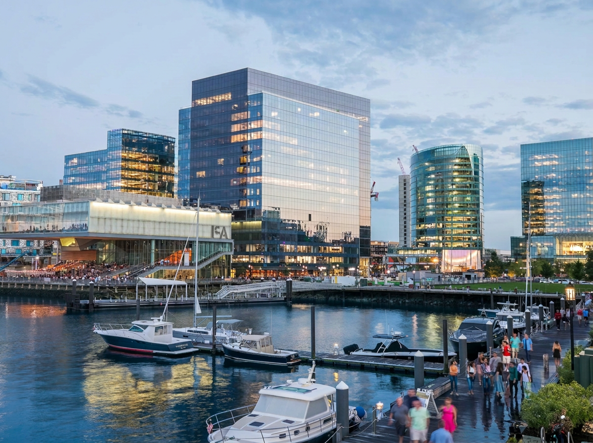 Boston Seaport waterfront